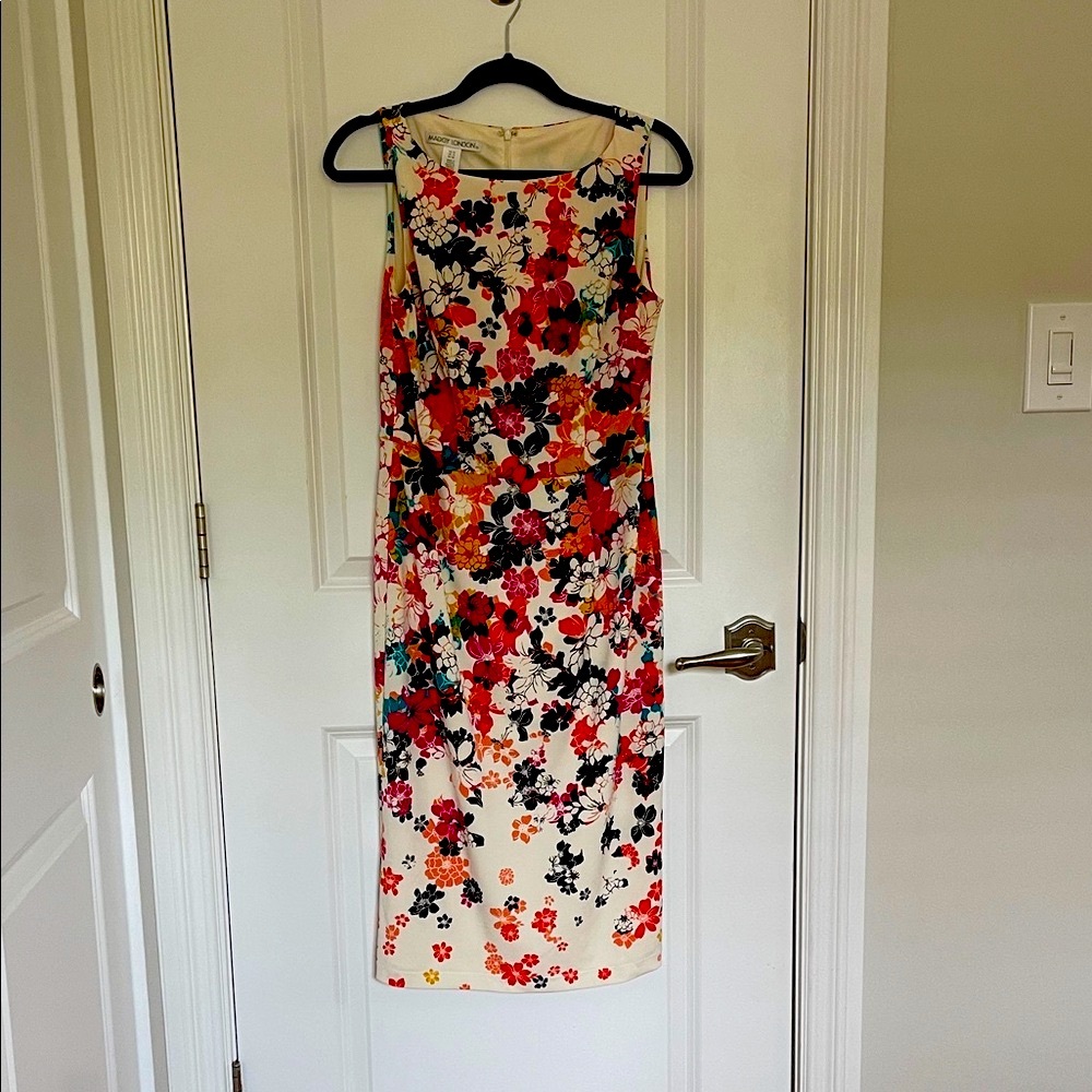 Maggy London Floral Midi Dress - Multicolor